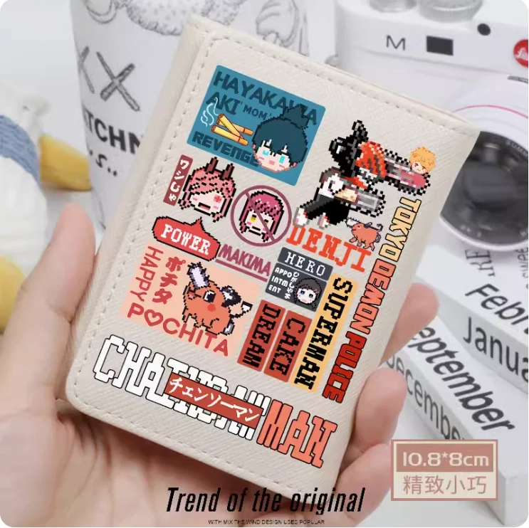 Модные кошельки аниме Hayakawa Aki Denji Power кошелек из искусственной кожи для карт монет