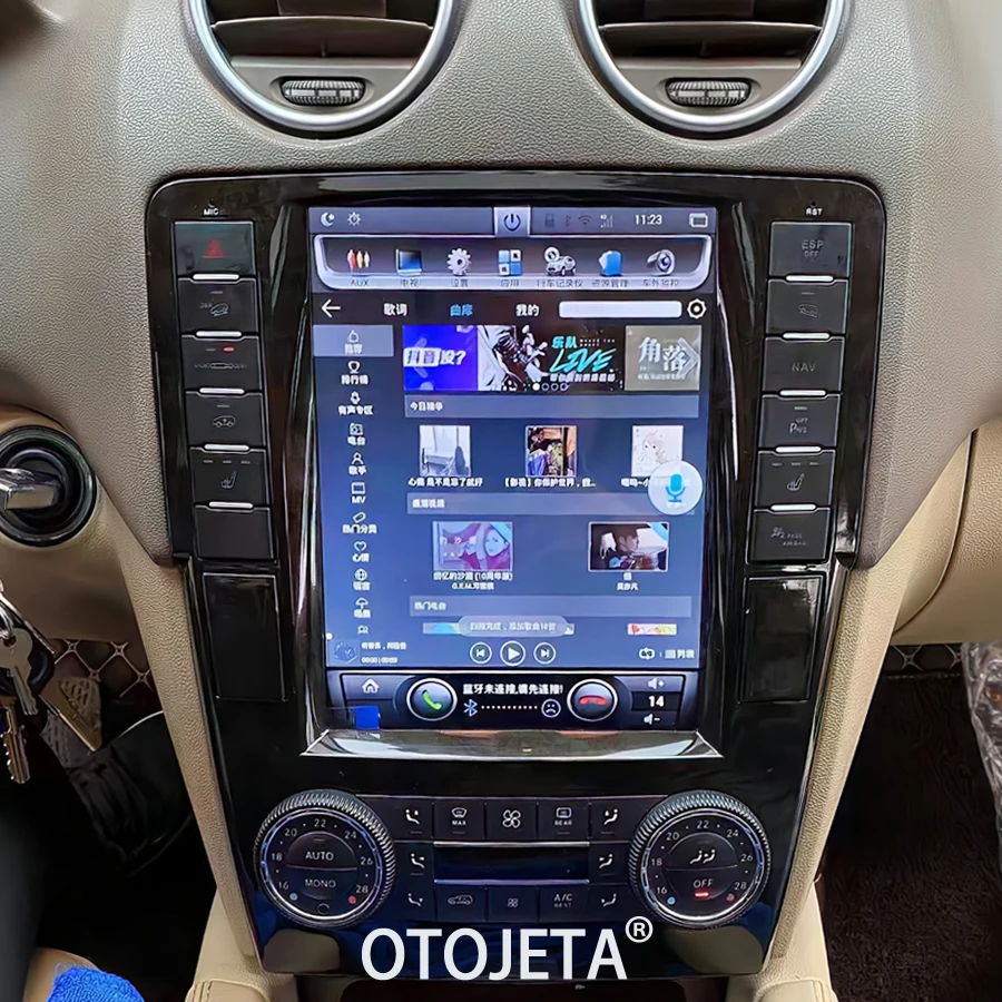 

9,7 "для Mercedes Benz ML W164 W300 ML350 ML450 ML500 GL X164 G320 GL350 GL450 GL500 Android 14 автомобильный монитор экран Carplay Audio