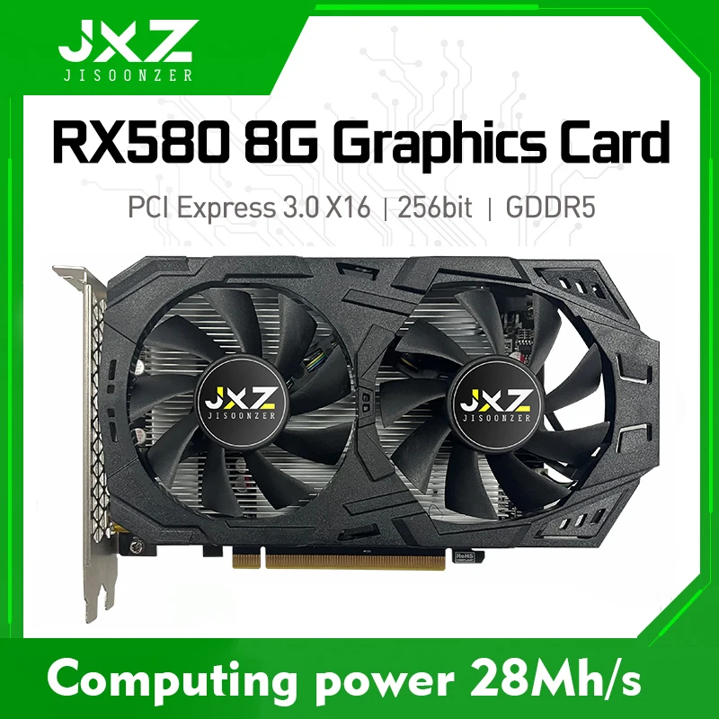 

Видеокарта radeon RX 580 8 ГБ gddr5 256bit GPU для компьютера