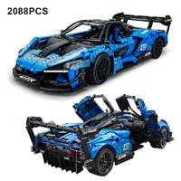 bibilock night legend 110 gtr sport car building blocks moc famous speed vehicle figures bricks 2088pcs toy gift for kids boy