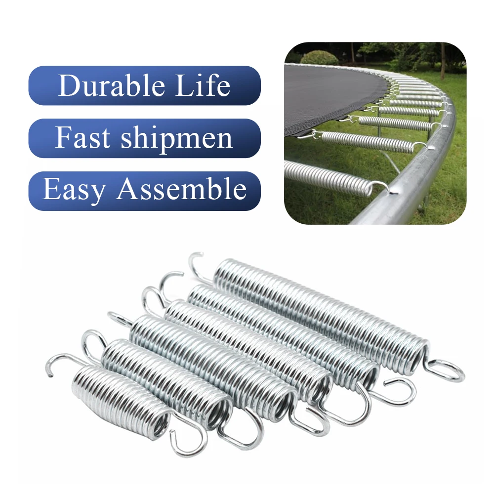 

Finewe 70# Steel Wire Diameter 3mm Heavy Duty Trampoline Extension Coil Springs
