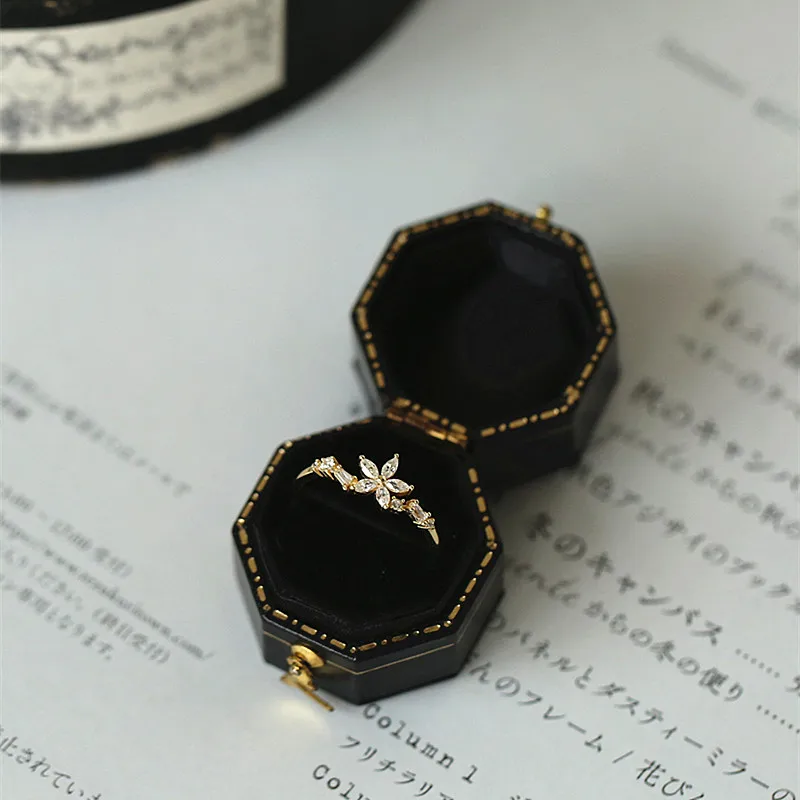 

Кольцо из серебра S925 пробы, роскошное кольцо в романтическом стиле с французским дизайном