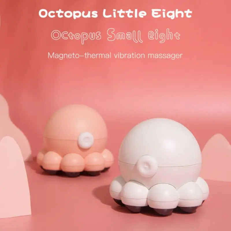 

Magnetic Thermal Massager Mini Massager Octopus Eight USB Charging Portable Hot Compress Cervical Office Travel Heating Massager
