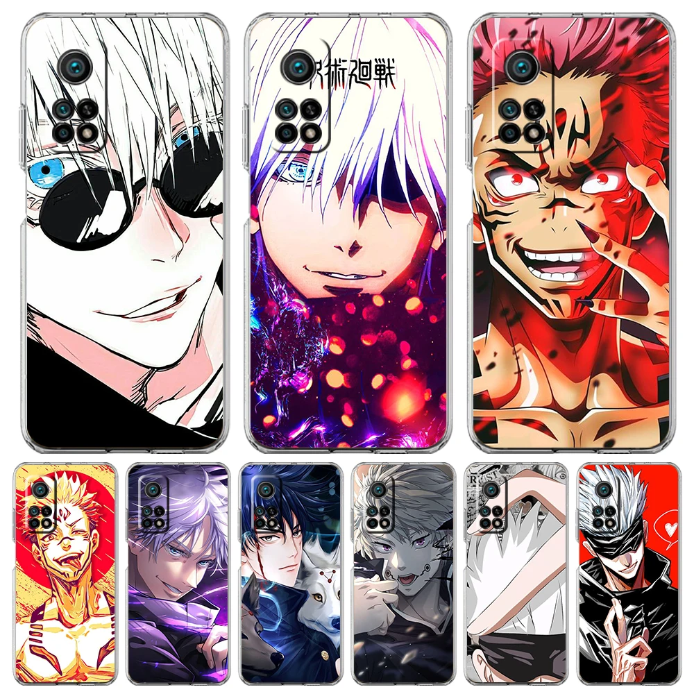 Чехол для телефона J-juютсу K-Kaisen Xiaomi Mi Poco F3 X3 X4 GT NFC M3 M4 11 Ultra 12 11X 11i Pro Lite 5G мягкий