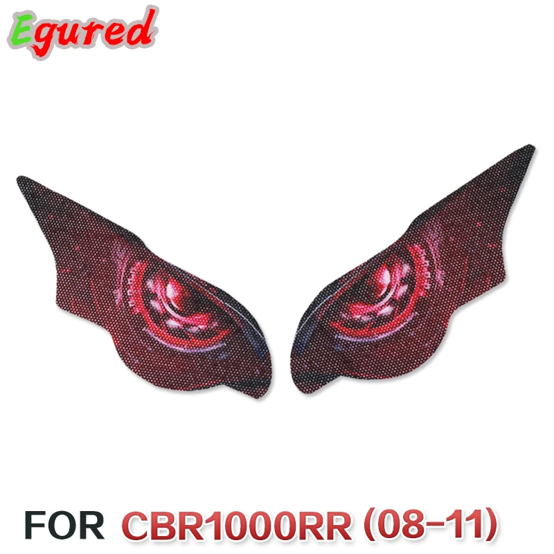 

For HONDA CBR1000RR CBR1000 RR CBR 1000RR CBR 1000 RR 2008 2011 Motorcycle 3D Front Fairing Headlight Sticker Guard Sticker