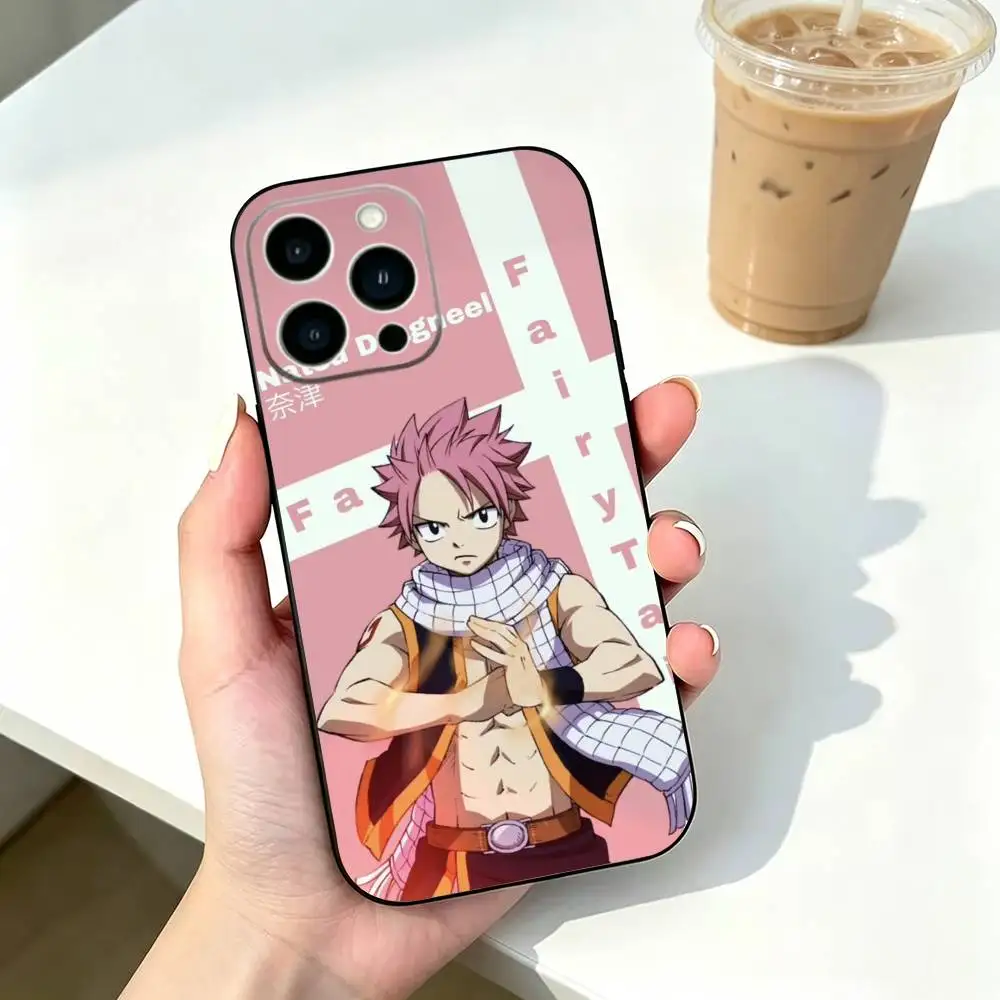 Чехол для телефона Fairy Tail Erza A-Anime для iPhone 17, 16, 15, 14, 13, 12, 11 Plus, Pro Max и других моделей, мягкий черный чехол, подарок (art.: 3920dc27de271) - 3920dc27de271