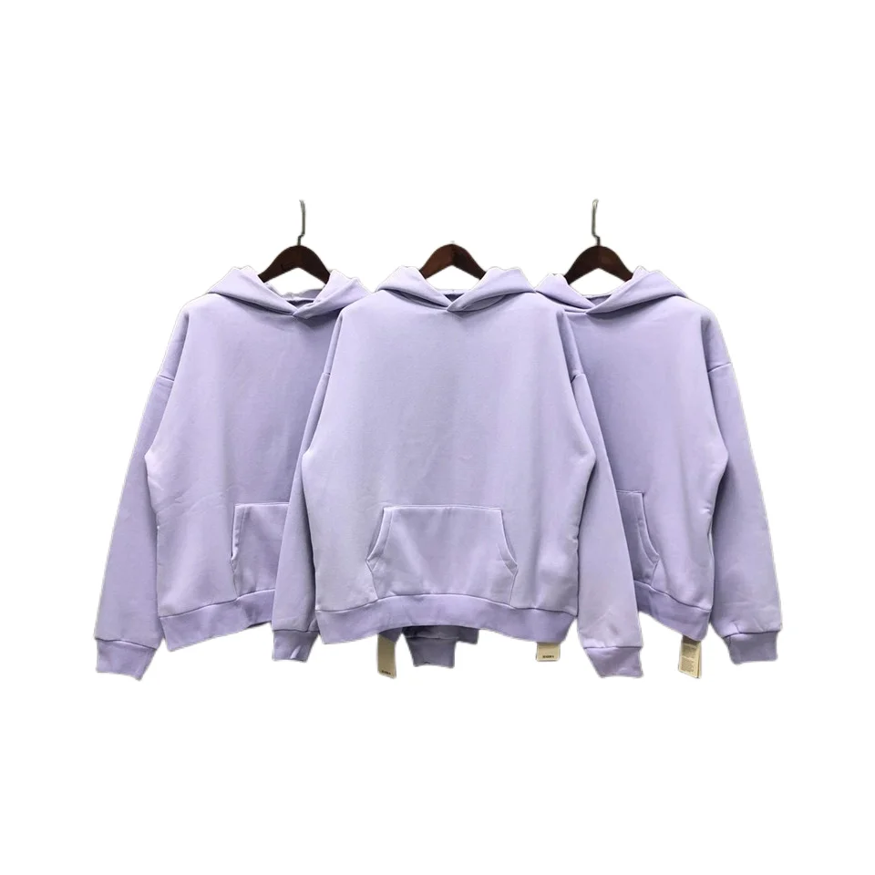 

High Street Fashion Kanye West Season Series Hoodies Inside Tag Oversized Solid Season 6 Kardashian Hoodie Velvet