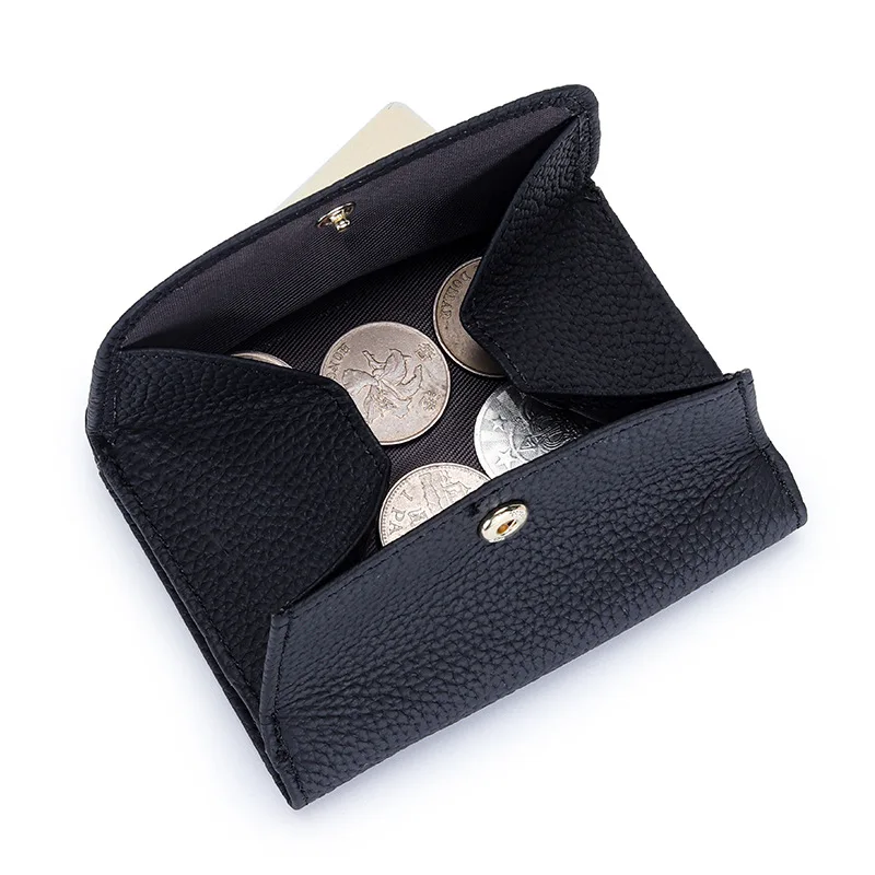 New Fashion Women Wallet Genuine Leather Lady Wallets Female Hasp  Design Coin Purse Multifunction ID Card Holder Short Wallet