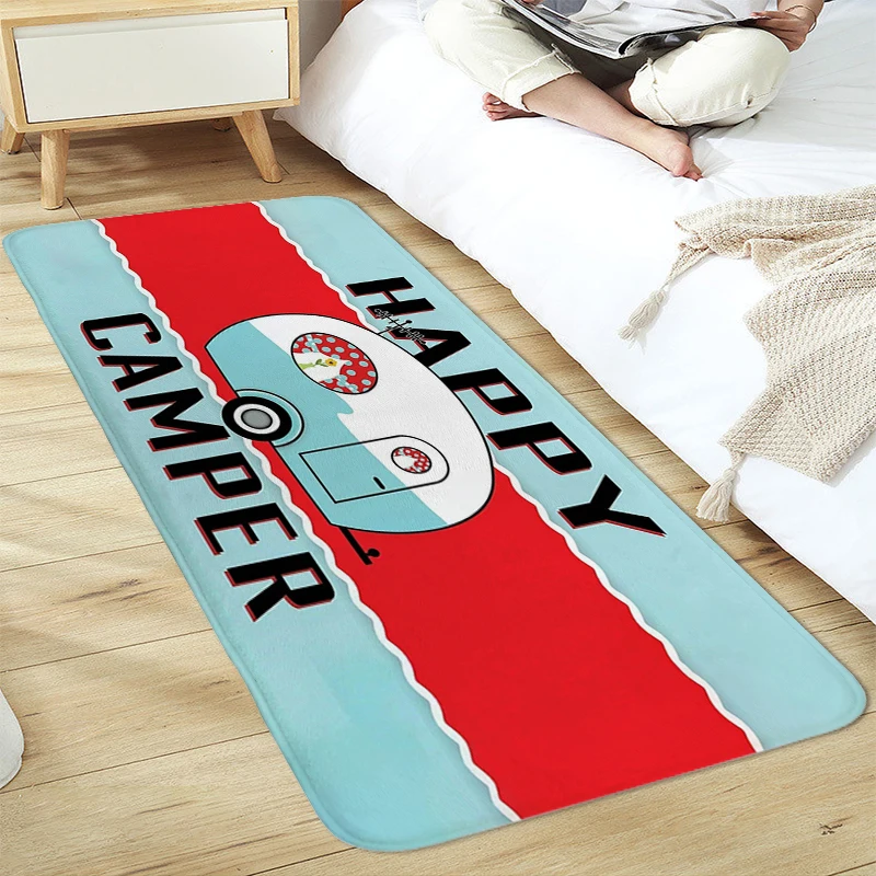 Ковер для спальни Happy Campers коврик входной двери моющийся нескользящий ковер кухни