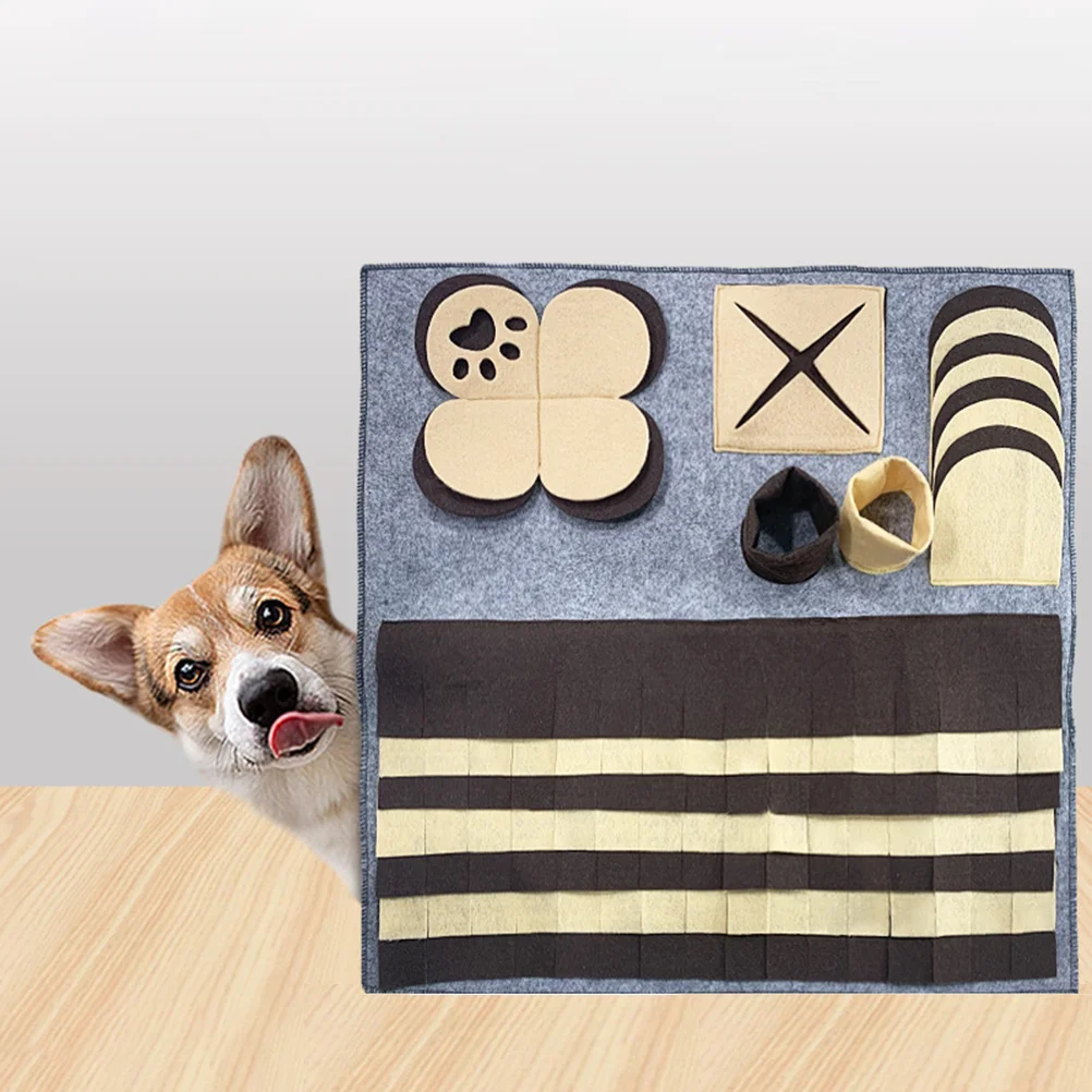 

1pc Training Mat Useful Portable Accessory Sniff Smell Pad Dog Cat Slow Feeding Cushion for Dog Cat