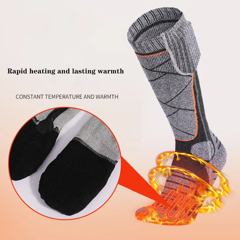 Winter electric socks outdoor cycling skiing warm health care remote heating  hot socks leisure sports