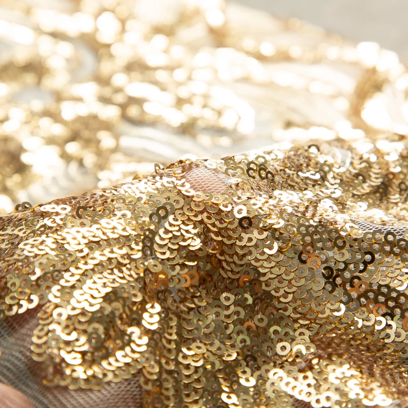 Кружевная французская сетчатая кружевная ткань SJD с блестками 2023 новейшая
