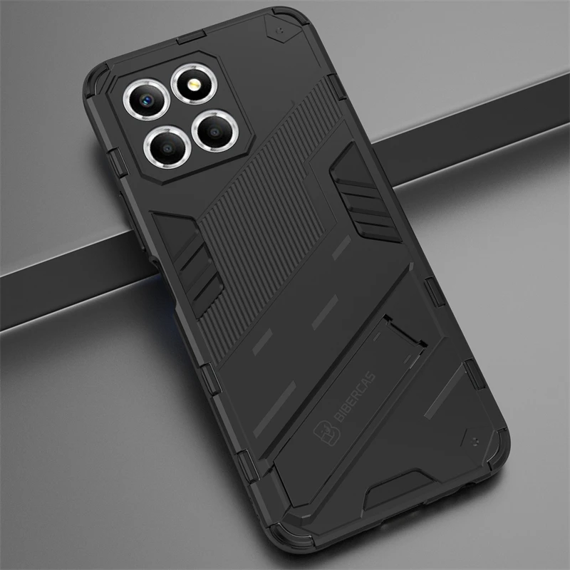 

For Honor X8 5G Case Rugged Shockproof Armor Phone Case For Honor X8 2022 VNE-N41 6.5" Car Magnetic Kickstand Holder Back Cover