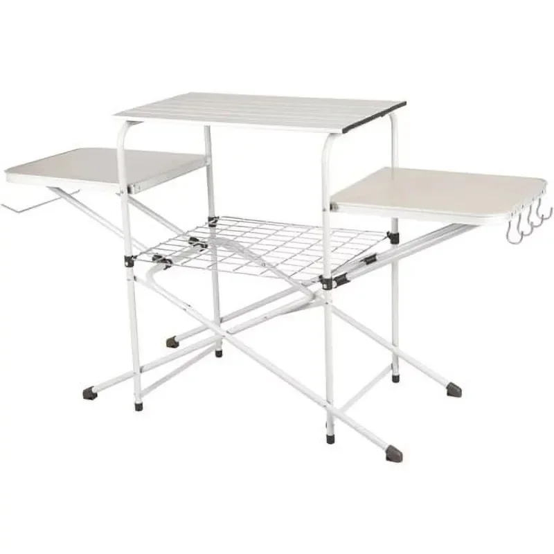 

Ozark Trail Camp Kitchen Cooking Stand with Three Table Tops