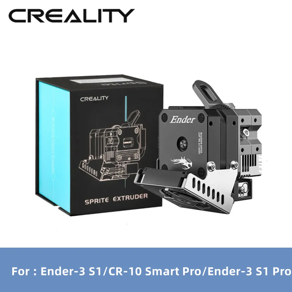 

CREALITY Sprite Extruder Pro 300℃ High Temperature Printing Dual Gear Feeding All Metal Design 3.5: 1 Gear Ratio for Ender-3 S1