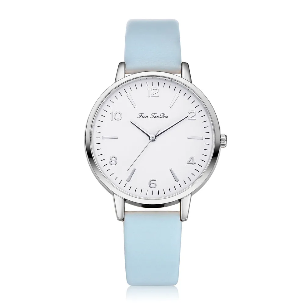 

Luxury Watches For Women Fashion Quartz Wristwatches Leather Band Analog Round Quartz Wrist Watch Clock Montres Femmes Reloj
