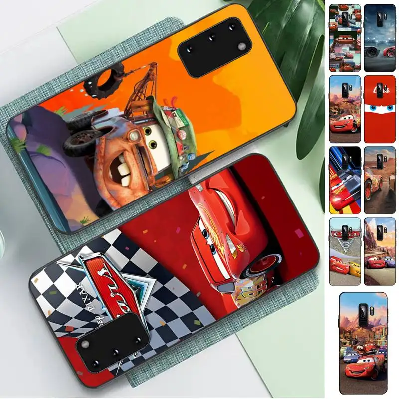 

Disney Cars Lightning McQueen Phone Case for Samsung S10 21 20 9 8 plus lite S20 UlTRA 7edge
