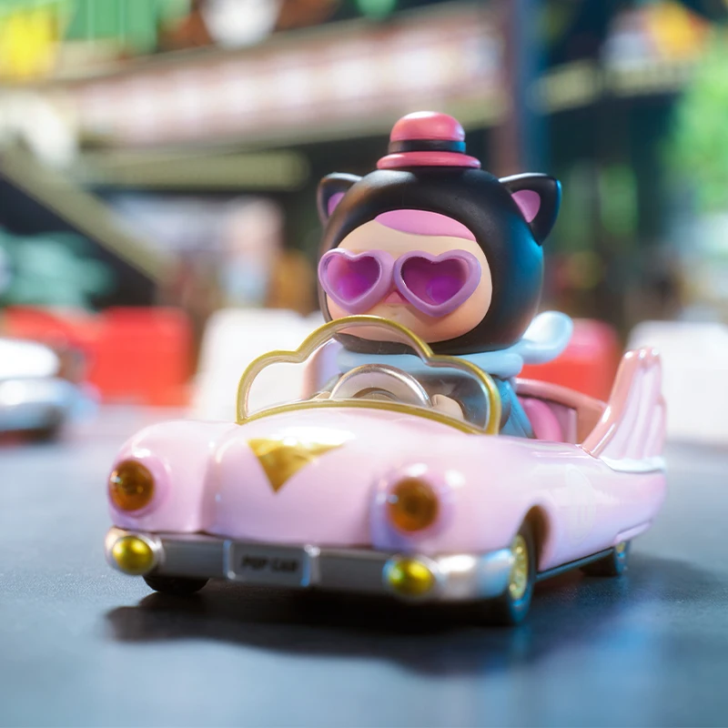 Popmart POPOCAR супер трек серии глухая коробка игрушки Kawaii Аниме фигурки загадки