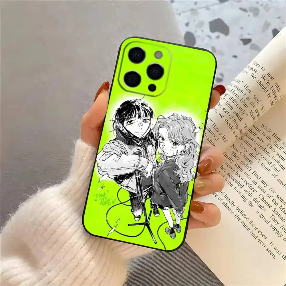 Фото Мягкий силиконовый чехол Green Yuri Guy KiniOto Manga-a для iPhone 17 16 15 14 13 12 11 X XR Plus Pro Max Plus №3