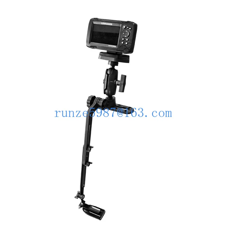 Fishfinder Mount- Kayak/SUP Transducer Mounting Arm with Gea