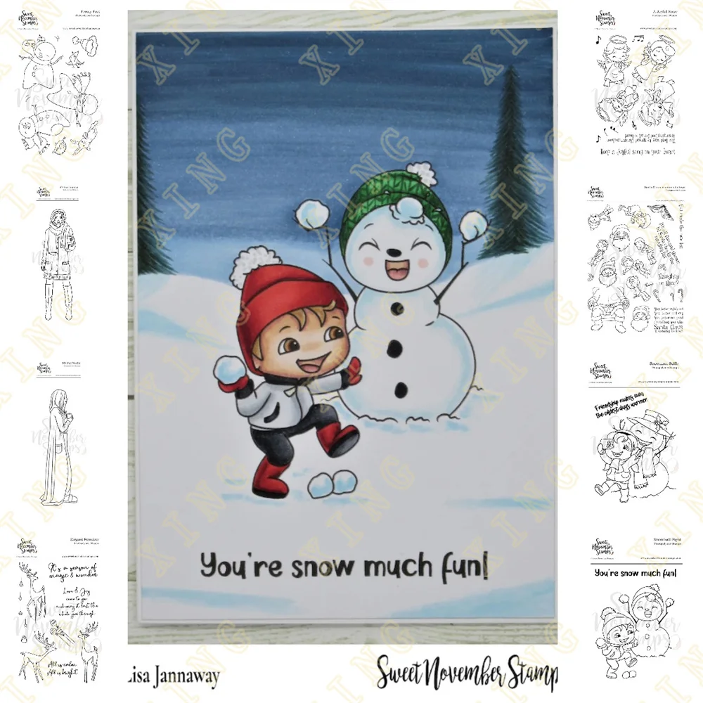 

Набор прозрачных штампов с веселым шумом, металлические штампы для вырезания, декоративные штампы для тиснения, шаблон, сделай сам, поздравительная открытка