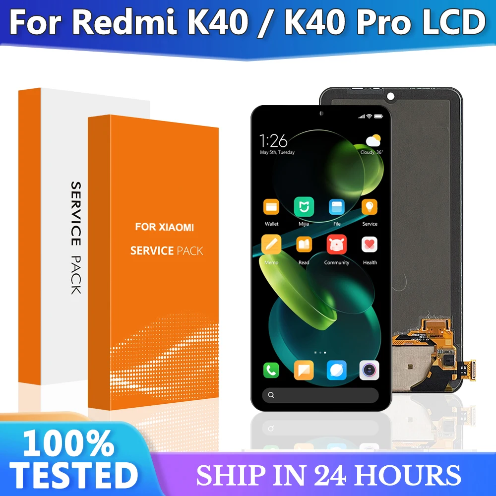 

Оригинальный дисплей 6,67 дюйма для Xiaomi Redmi K40 Pro M2012K11C, ЖК-дисплей, сенсорный экран, дигитайзер, запчасти для Redmi K40 M2012K11AC
