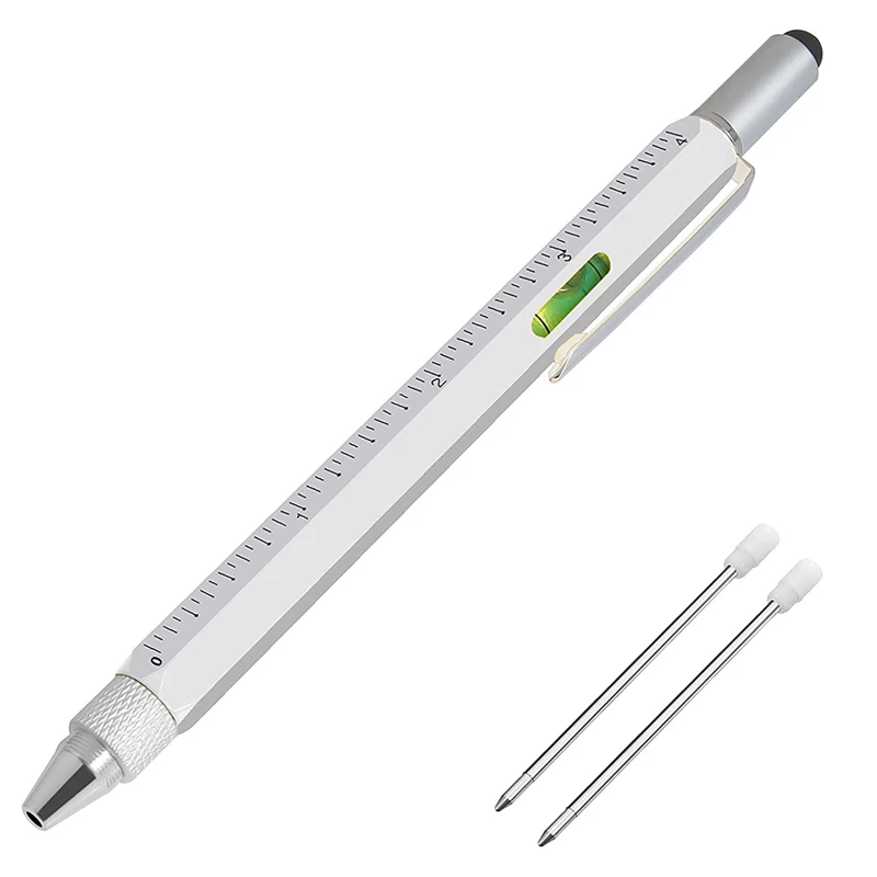 

Ручки для мужчин 6 в 1, ручка с мульти-инструментами, Уникальный гаджет на Рождество, День Святого Валентина, День матери, подарки на день рожд...