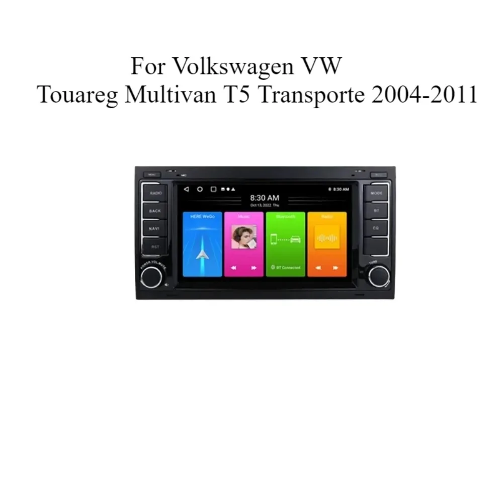 Радио мультимедийное беспроводное Android 13 для Volkswagen VW Touareg Multivan T5 Transporte 2004-2011