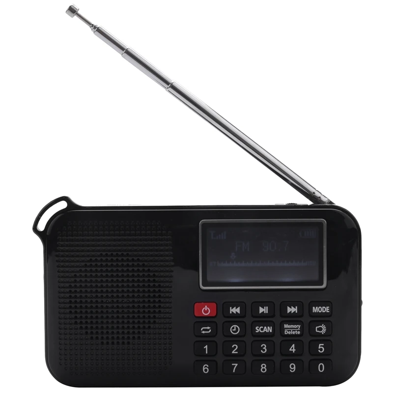 

Портативный карманный FM-радиоприемник на солнечной батарее, музыкальный плеер с фонариком, таймером сна, поддержкой TF-карты