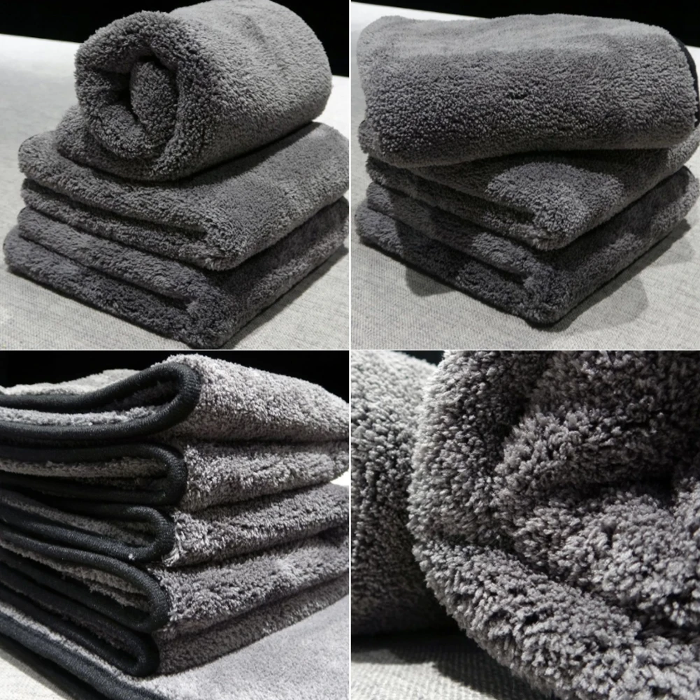 

1200GSM High Density Soft Car Wash Towel Microfiber Towel Super Absorbent Car Cleaning Detailing Drying Cloth Auto Care Towel