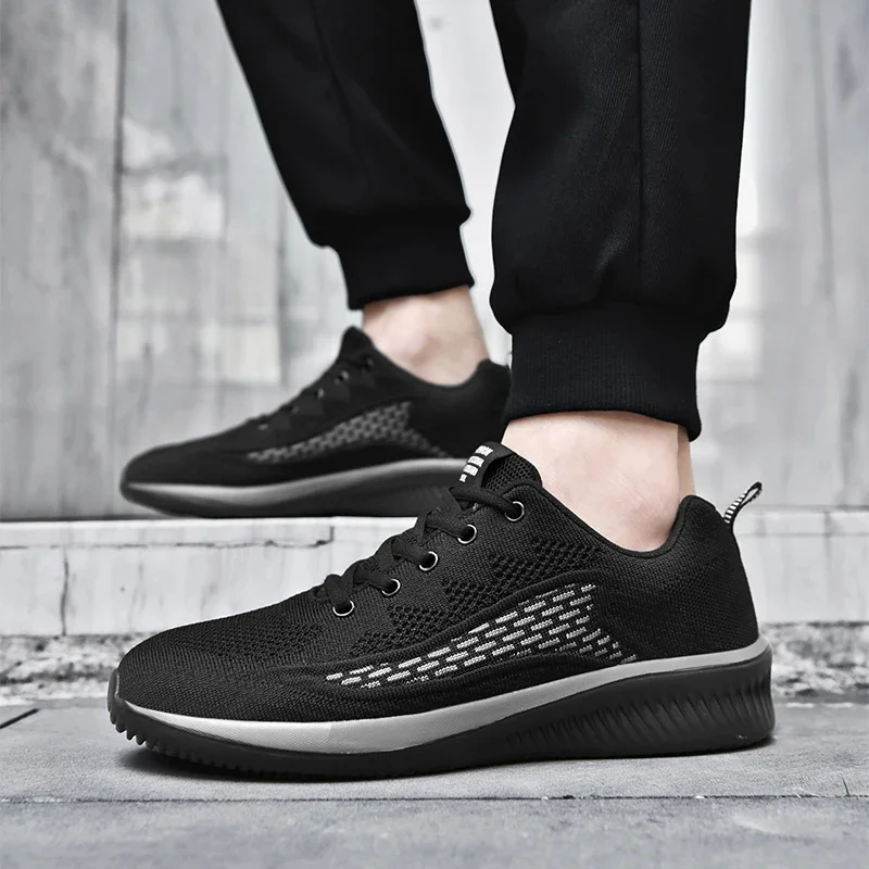 

Shoes for Men with Free Shipping Summer 2023 Sneakers Mesh Fashion Male Flats Casual Walking Shoes Light Breathable Sports Shoes