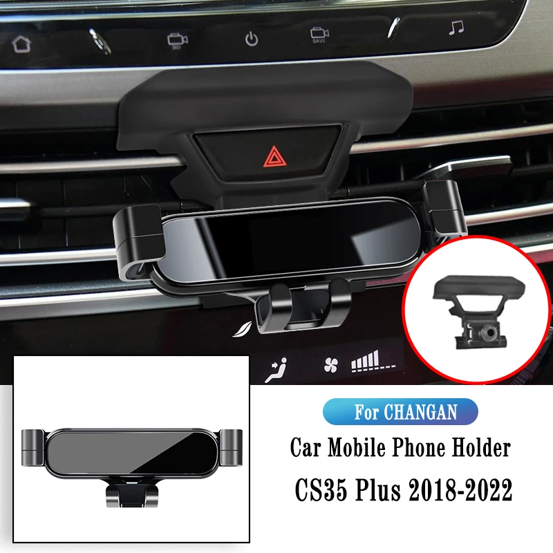 

Car Mobile Phone Holder Air Vent Clip GPS Stand Gravity Navigation Bracket For Changan CS35 Plus 2018-2022 Car Accessories