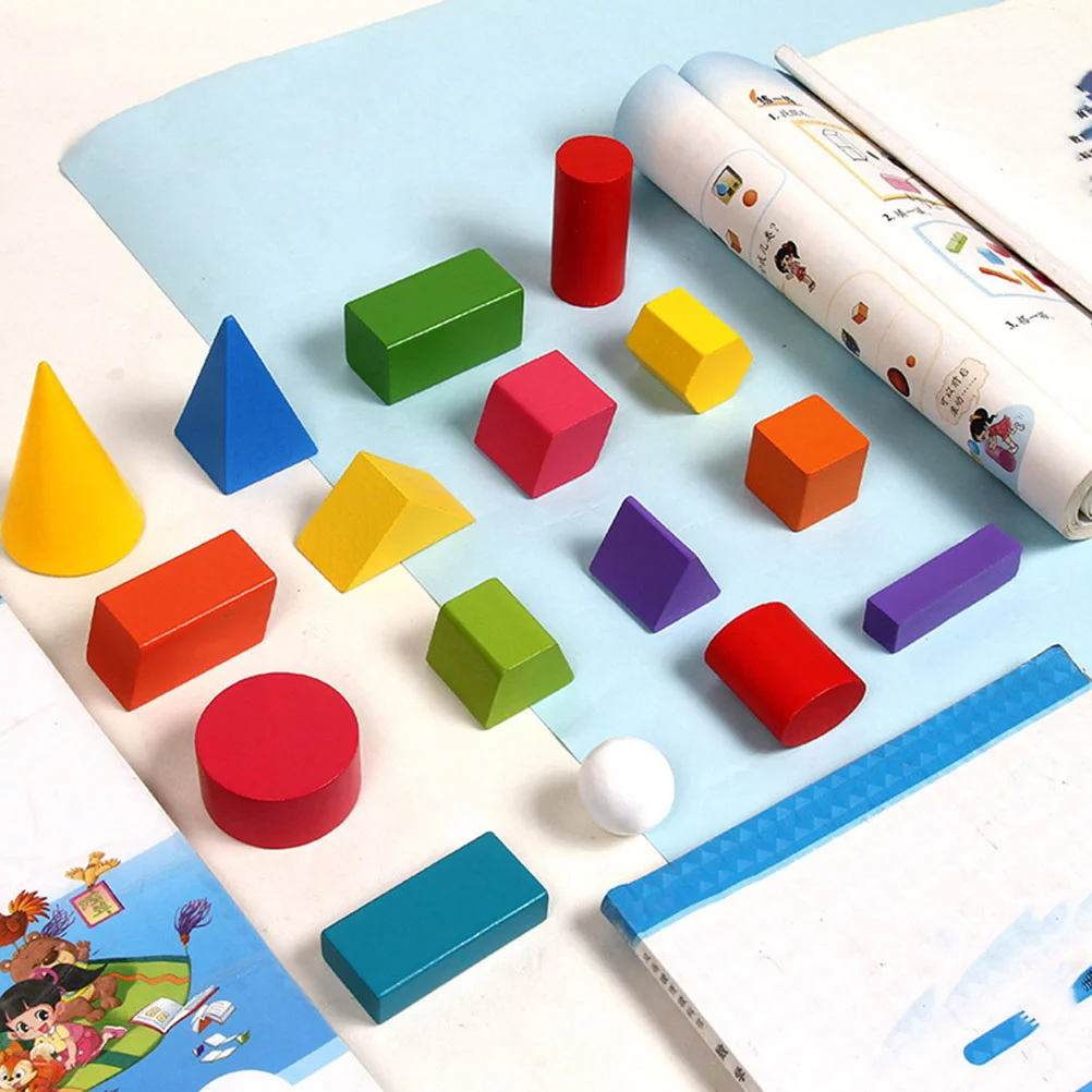 Строительные блоки с твердой геометрией набор учебных пособий по математике