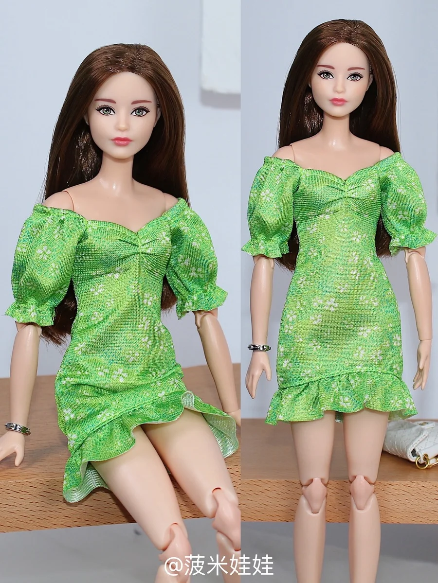 

Костюм для куклы 1/6 Xinyi, 30 см, в цветочек