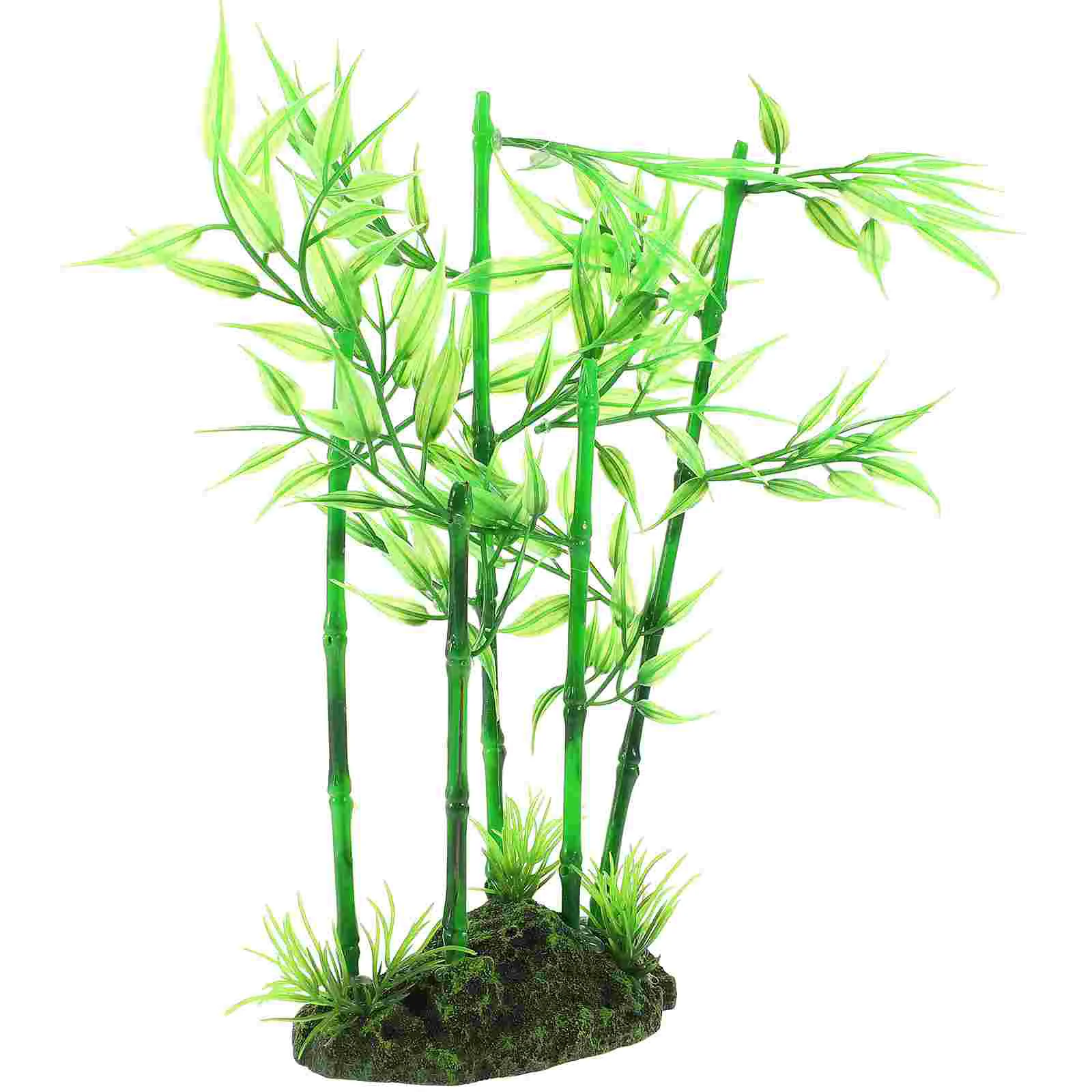 

Fish Tank Decoration Artificial Bamboo Ornament Plastic Small Model Aquarium Landscaping