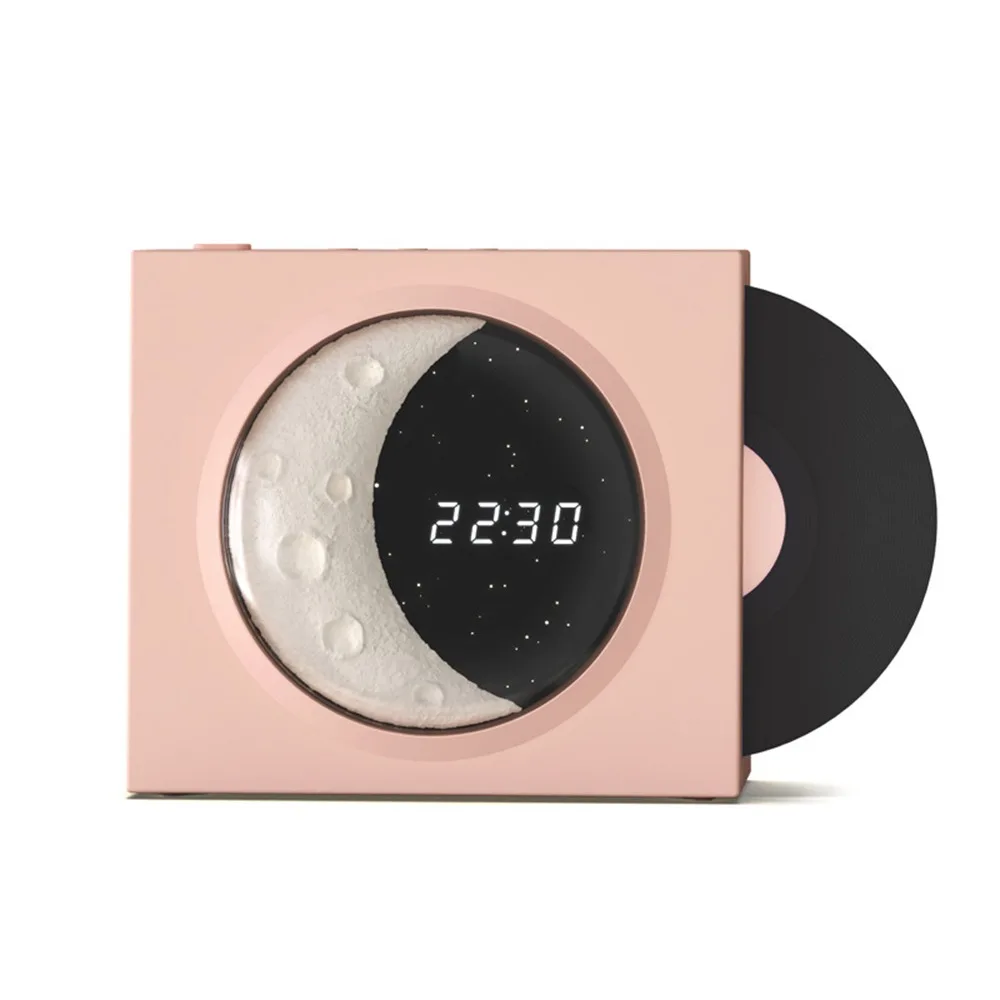 

Ambient Light Record Player Portable Creativity Speakers bluetooth-compatible Speakers Alarm Clock Vinyl Records Vinyl Record