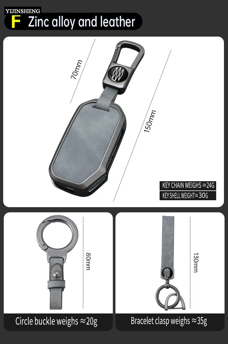 3 4 кнопки из цинкового сплава + кожаный чехол для автомобильного ключа KIA Sportage Ceed