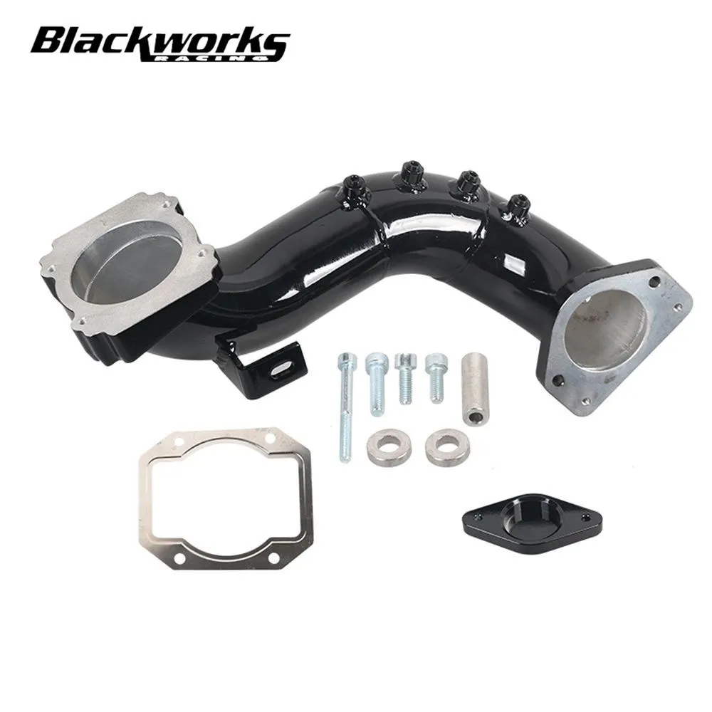 

Bridge Valve Intake Pipe Polished Intake Bridge Stainless Steel Polished Intake For CHEVY 6.6L LML Duramax 2011-2015 EGR-1059-BK