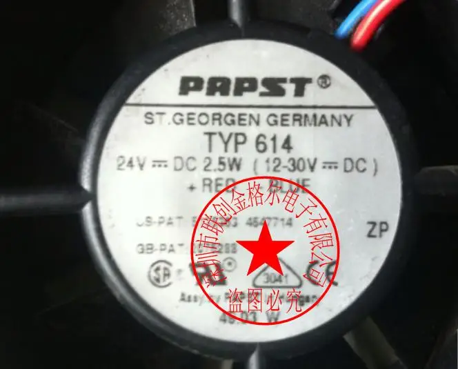 

BRAND NEW ORIGINAL 60*60*25MM Cooling Fan TYP 614 HS TYP 614 N/HH TYP 614HR TYP 614N/2GHH TYP 614N/2HH TYP 614S