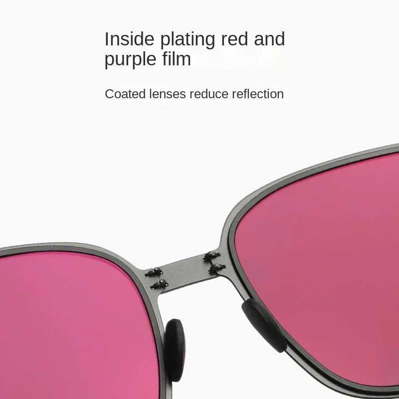 Солнцезащитные очки складные женские поляризационные металлические солнечные в