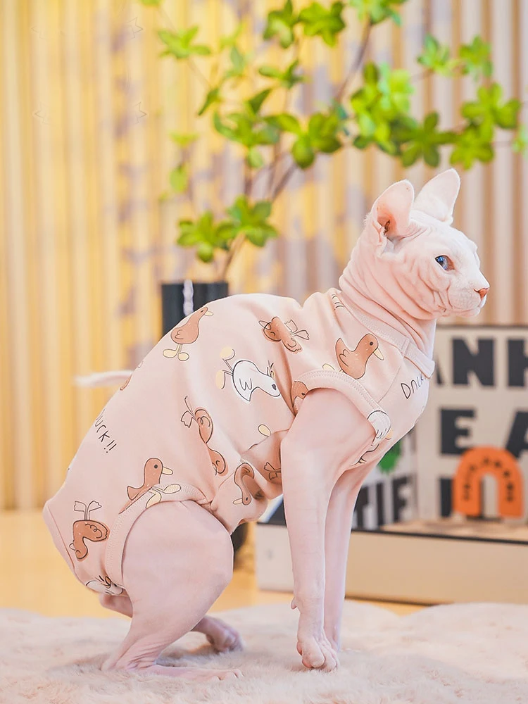 Флисовое пальто для кошек Sphynx одежда лета и весны мягкая толстовка с короткими