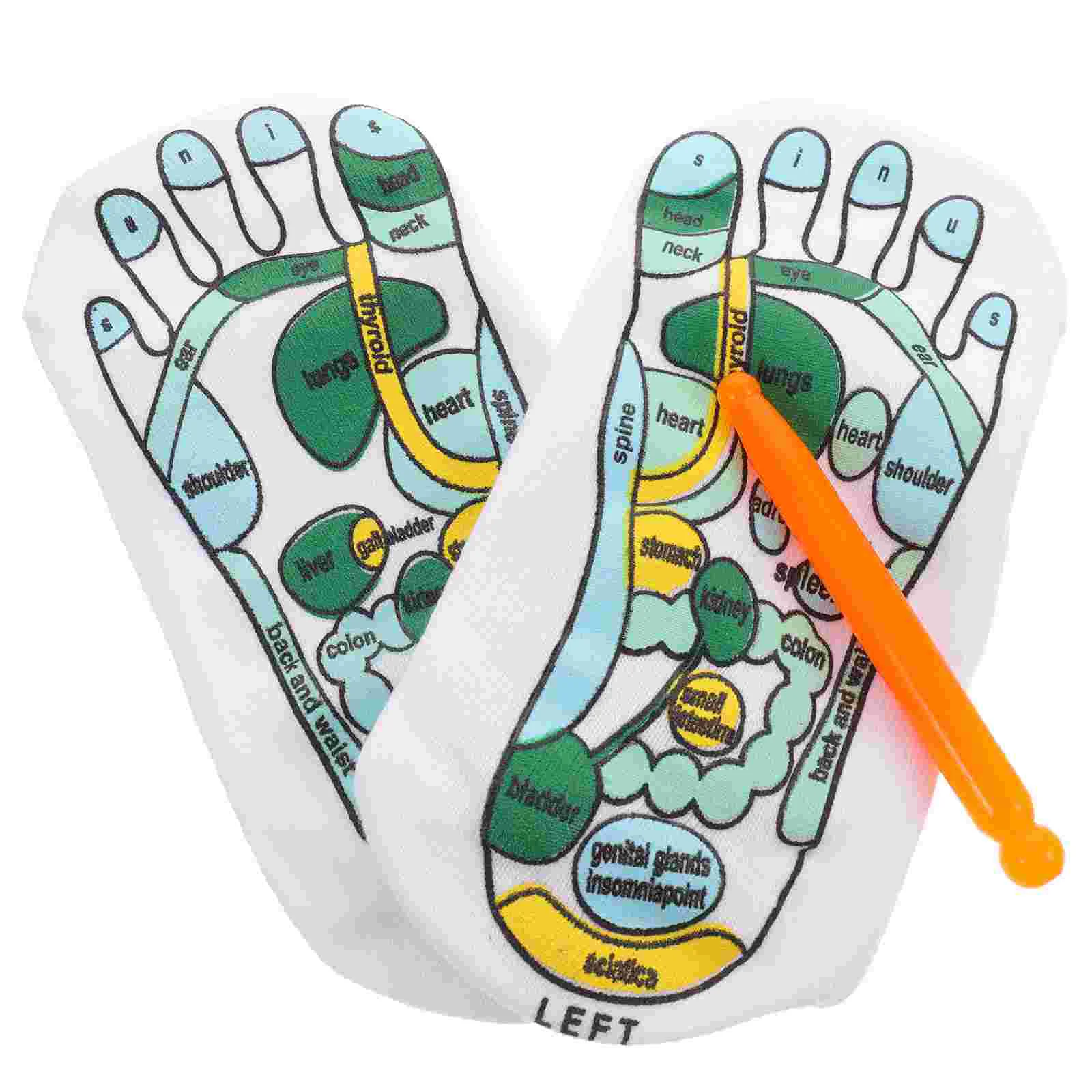 

Socks Acupressure Reflexology Sock Acupoint Auxiliary Breathable Charts Physiotherapy Tools