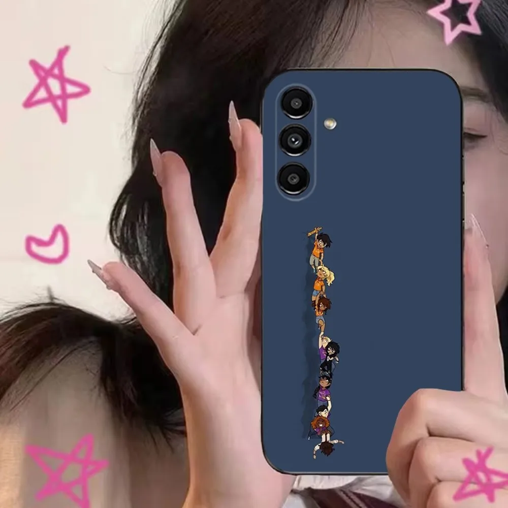 Чехол для телефона P-Percy J-Jackson Samsung S24 S21 S22 S23 S30 Ultra S20 Plus Fe Lite Note 10 9 5G черный мягкий