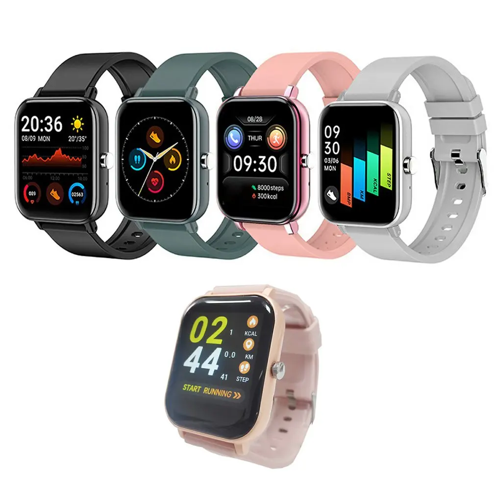 

Fashion Sport Smart Watch Heart Rate Monitor Smartwatch Fitness Inteligente Bluetooth-compatible Smart Watch for IOS Android