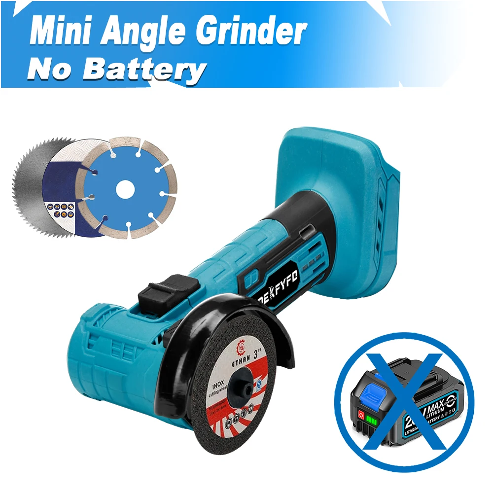 

ONEKFYFD бесщеточная угловая шлифовальная машина 3 дюйма для аккумулятора Makita 18 В