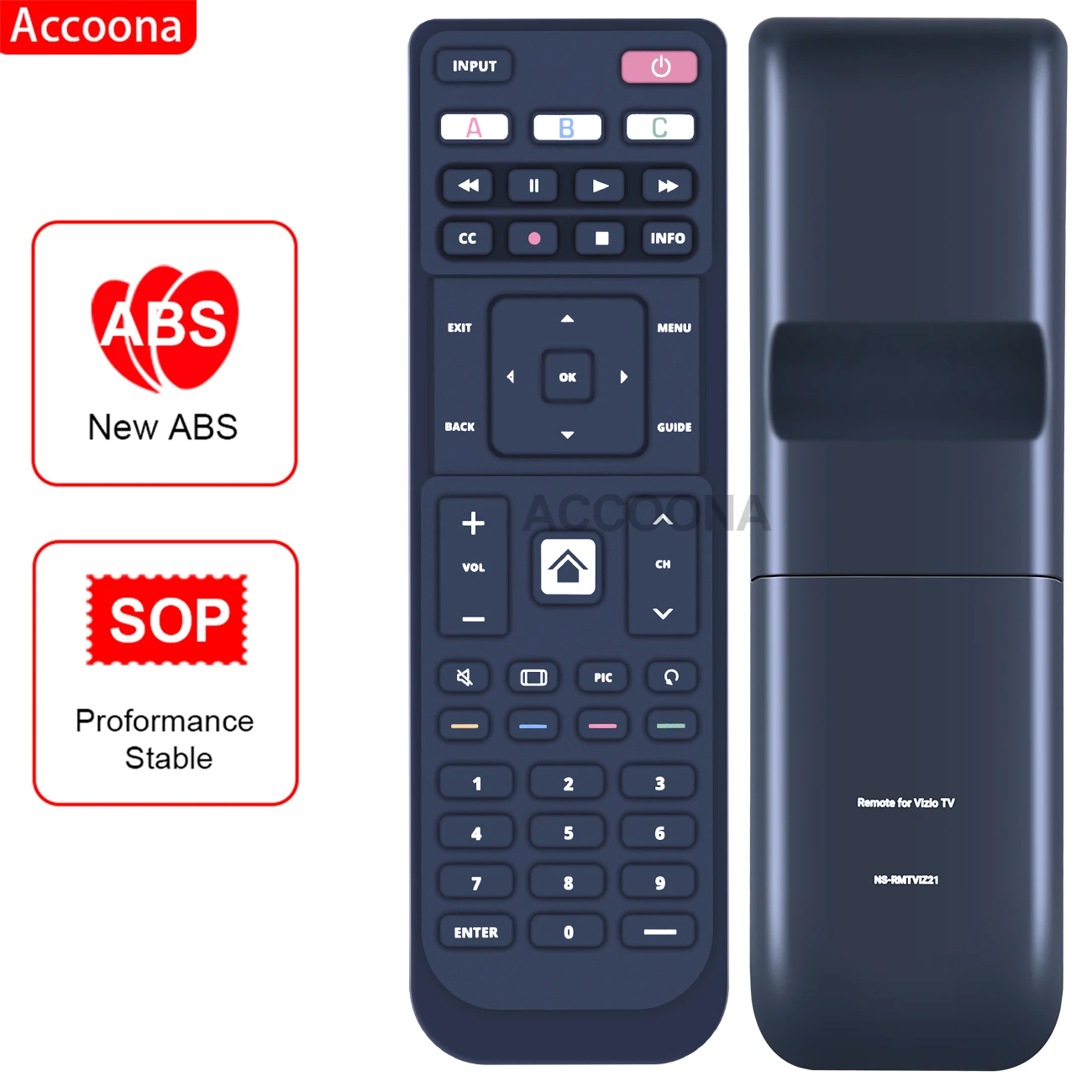 

Новый запасной пульт дистанционного управления для Vizio TVs Black