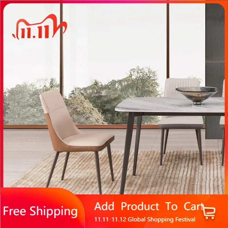 

Party Designer Kitchen Dining Chair Living Room Ergonomic Dining Chair Luxury Bedroom Stoelen Eetkamer Home Furniture RR50DC