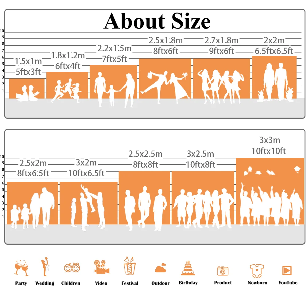 Фон для фотосъемки новорожденных мальчиков и девочек с изображением пола