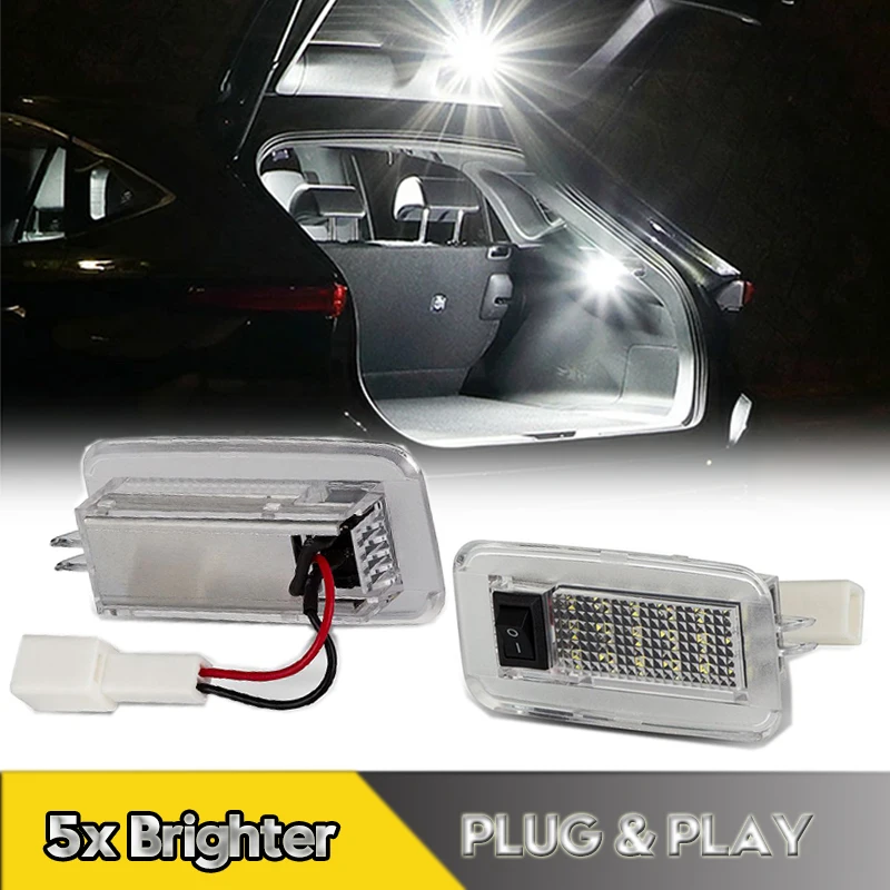 

For Toyota Corolla Crown Century Noah Lexus LC500 LS300H Prius Harrier LED Luggage Trunk Interior Light Compartment Lamps
