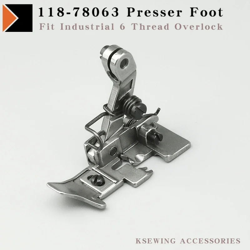 118-78063 Прижимная лапка подходит для промышленной 6-нитовой швейной машины с
